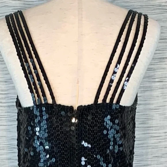 Niteline by Della Roufogali Black Sequin Evening Gown - Picture 9 of 15